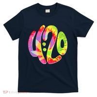 Trippy Tie Dye 4 20 Four Twenty T-Shirt thumb 0