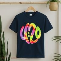 Trippy Tie Dye 4 20 Four Twenty T-Shirt thumb 2