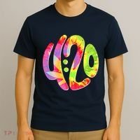Trippy Tie Dye 4 20 Four Twenty T-Shirt thumb 3