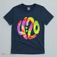 Trippy Tie Dye 4 20 Four Twenty T-Shirt thumb 5