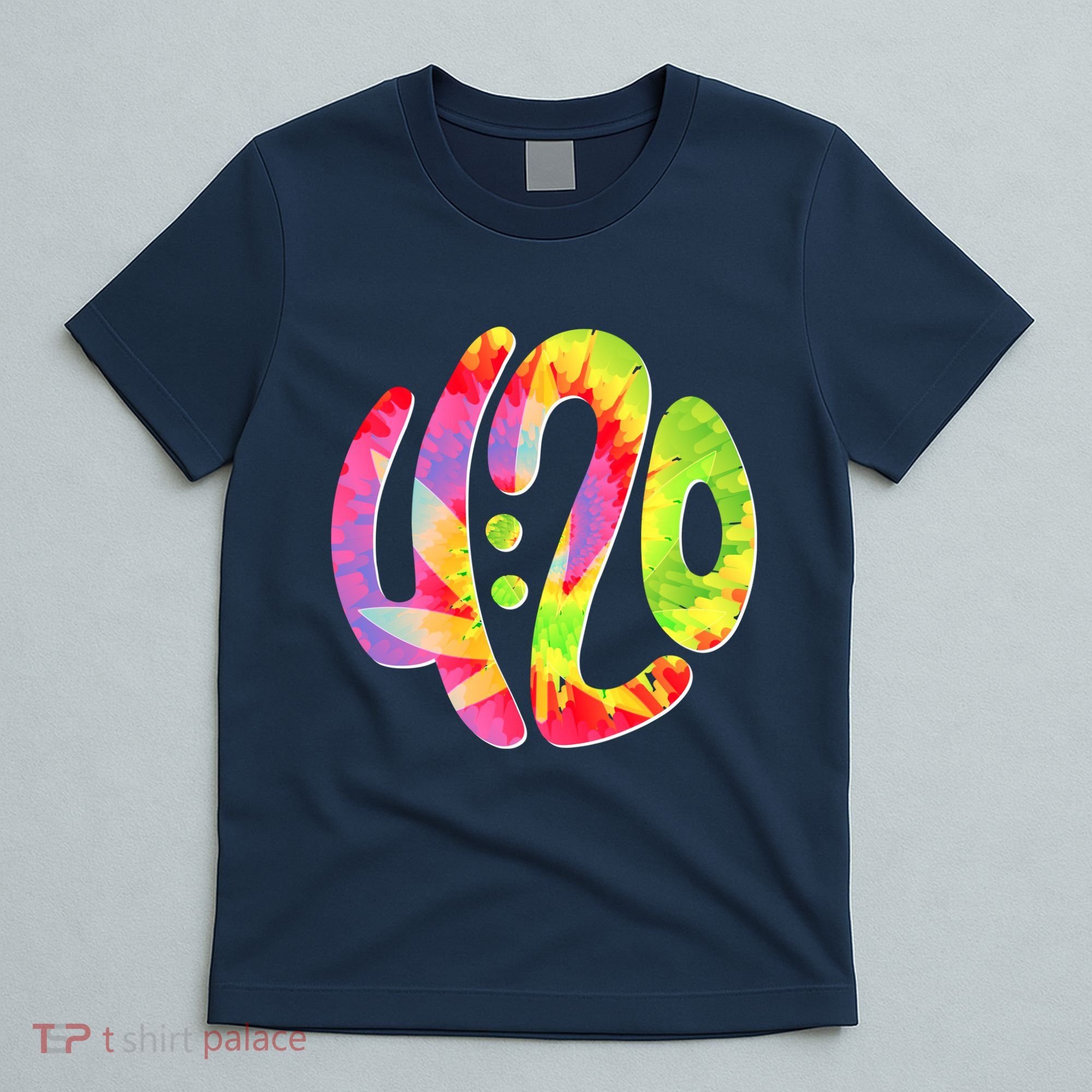 Trippy Tie Dye 4 20 Four Twenty T-Shirt