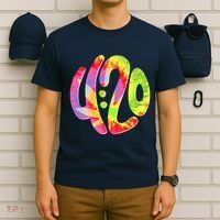 Trippy Tie Dye 4 20 Four Twenty T-Shirt thumb 6
