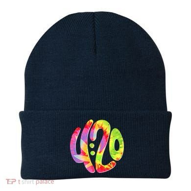 Trippy Tie Dye 4 20 Four Twenty Beanie