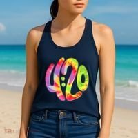 Trippy Tie Dye 4 20 Four Twenty Women's Tank Top thumb 2