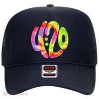 Trippy Tie Dye 4 20 Four Twenty Hat thumb 0