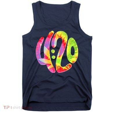 Trippy Tie Dye 4 20 Four Twenty Tank Top