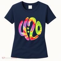 Trippy Tie Dye 4 20 Four Twenty Women's T-Shirt thumb 0