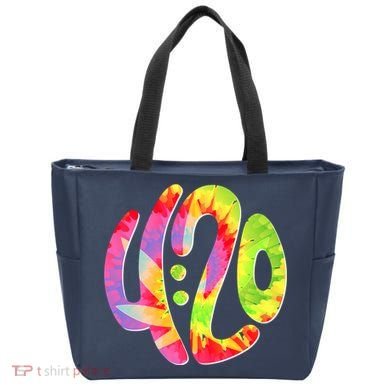 Trippy Tie Dye 4 20 Four Twenty Tote Bag