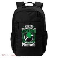 Table Tennis Dad Ping Pong Lover Daddy Fathers Day Meaningful Gift Backpack thumb 0