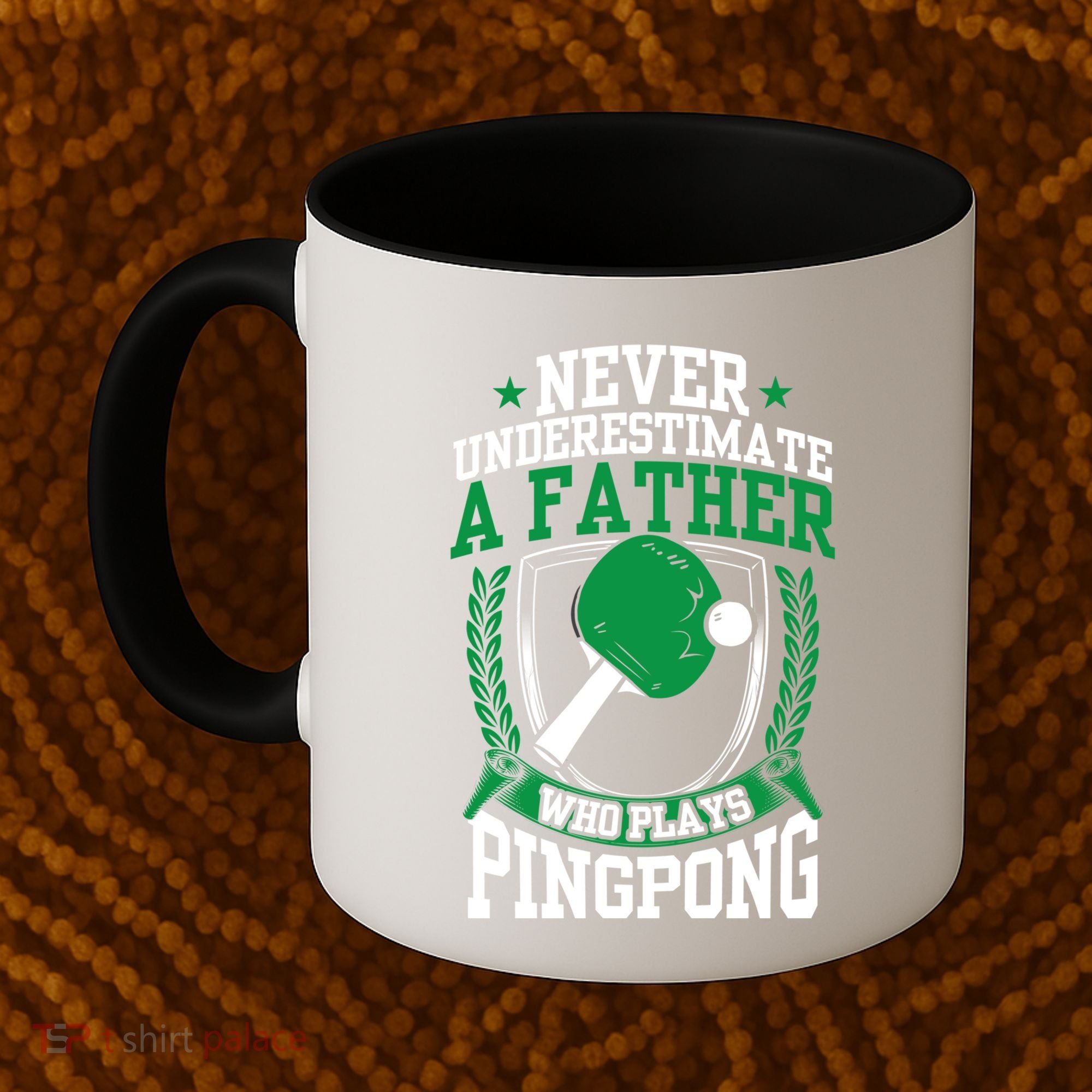 Table Tennis Dad Ping Pong Lover Daddy Fathers Day Meaningful Gift Coffee Mug