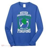 Table Tennis Dad Ping Pong Lover Daddy Fathers Day Meaningful Gift Long Sleeve Shirt thumb 0
