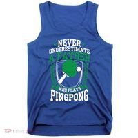 Table Tennis Dad Ping Pong Lover Daddy Fathers Day Meaningful Gift Tank Top thumb 0