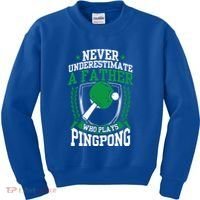 Table Tennis Dad Ping Pong Lover Daddy Fathers Day Meaningful Gift Kids Sweatshirt thumb 0