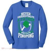 Table Tennis Dad Ping Pong Lover Daddy Fathers Day Meaningful Gift Kids Long Sleeve Shirt thumb 0