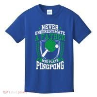 Table Tennis Dad Ping Pong Lover Daddy Fathers Day Meaningful Gift Kids T-Shirt thumb 0