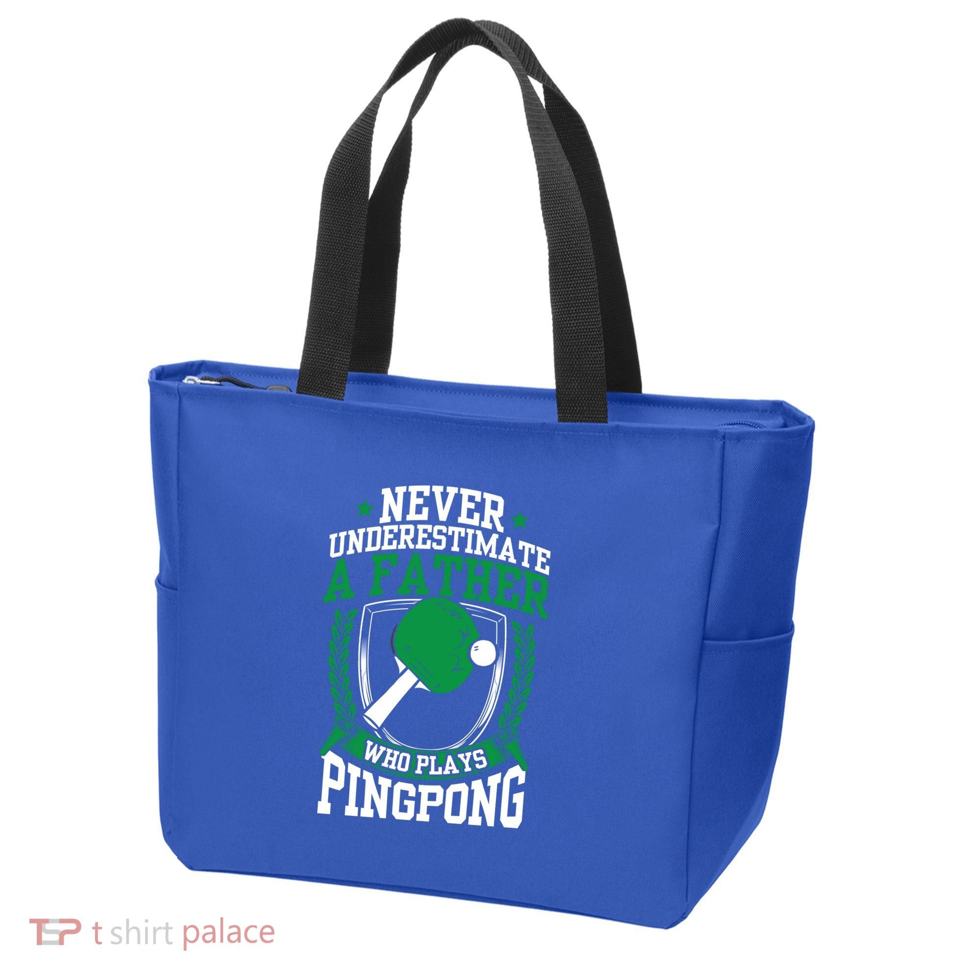 Table Tennis Dad Ping Pong Lover Daddy Fathers Day Meaningful Gift Tote Bag