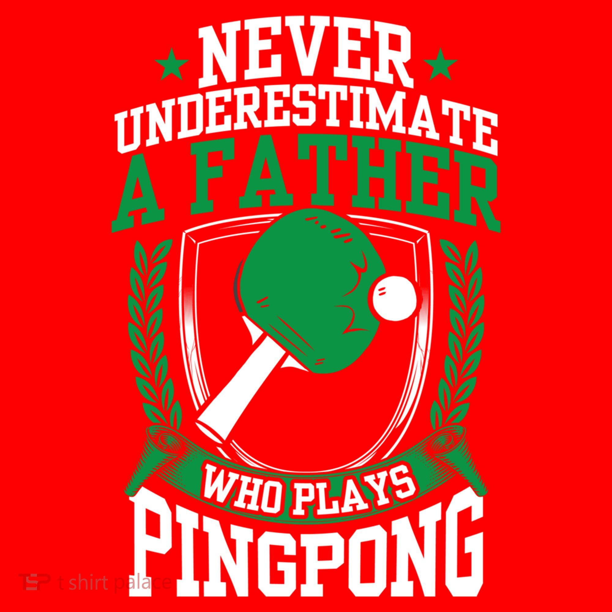 Table Tennis Dad Ping Pong Lover Daddy Fathers Day Meaningful Gift Santa Hat