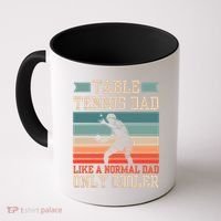Table Tennis Dad Ping Pong Player Papa Fathers Day Funny Gift Coffee Mug thumb 0