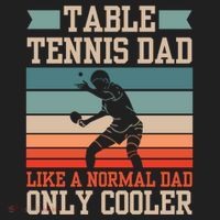 Table Tennis Dad Ping Pong Player Papa Fathers Day Funny Gift Beanie thumb 2