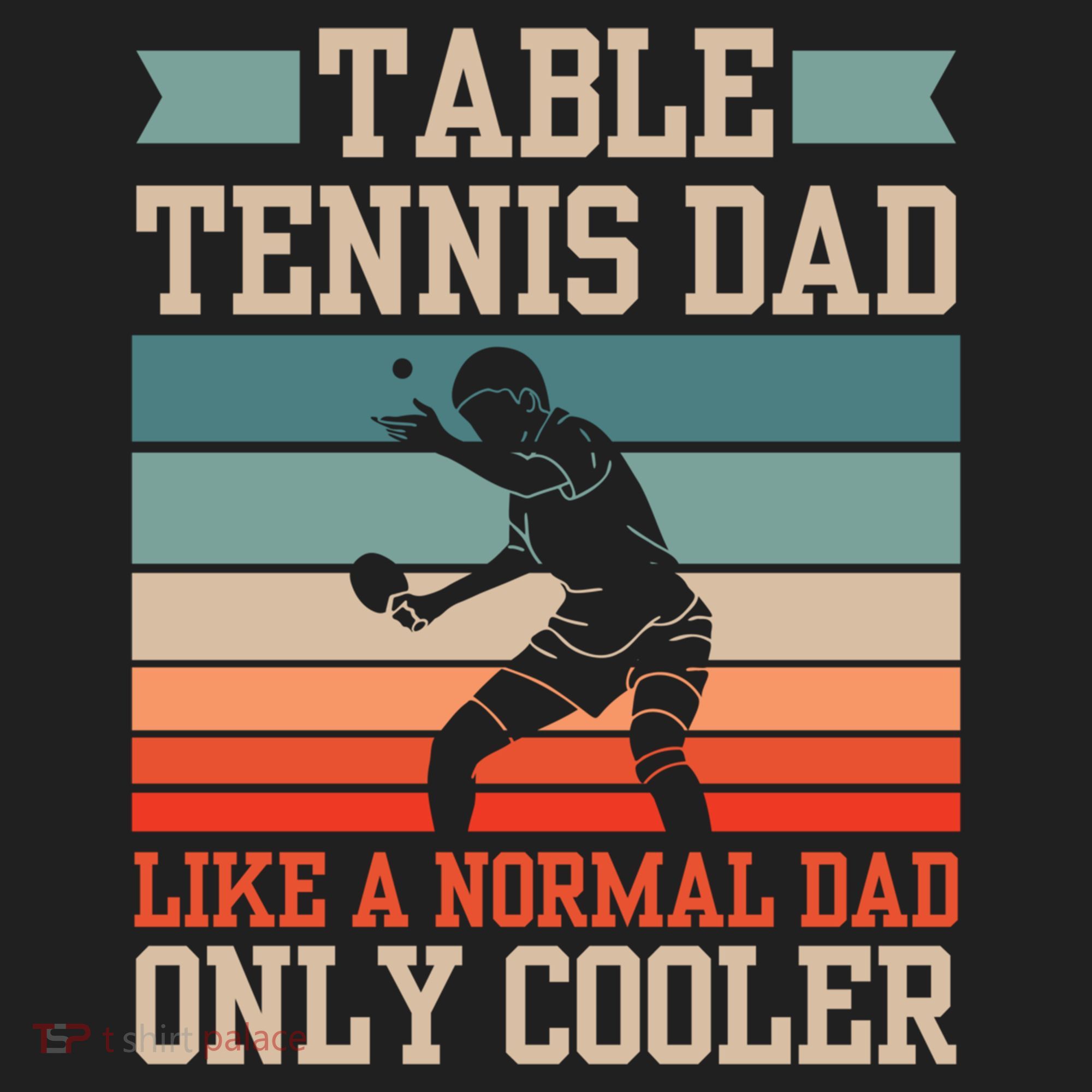 Table Tennis Dad Ping Pong Player Papa Fathers Day Funny Gift Beanie