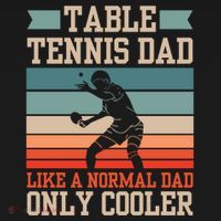 Table Tennis Dad Ping Pong Player Papa Fathers Day Funny Gift Ornament thumb 1