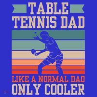 Table Tennis Dad Ping Pong Player Papa Fathers Day Funny Gift Baby Bodysuit thumb 2