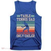 Table Tennis Dad Ping Pong Player Papa Fathers Day Funny Gift Tank Top thumb 0
