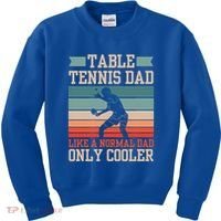 Table Tennis Dad Ping Pong Player Papa Fathers Day Funny Gift Kids Sweatshirt thumb 0