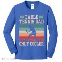 Table Tennis Dad Ping Pong Player Papa Fathers Day Funny Gift Kids Long Sleeve Shirt thumb 0