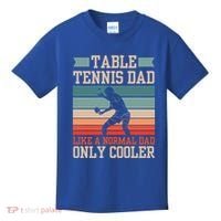 Table Tennis Dad Ping Pong Player Papa Fathers Day Funny Gift Kids T-Shirt thumb 0