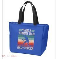 Table Tennis Dad Ping Pong Player Papa Fathers Day Funny Gift Tote Bag thumb 3