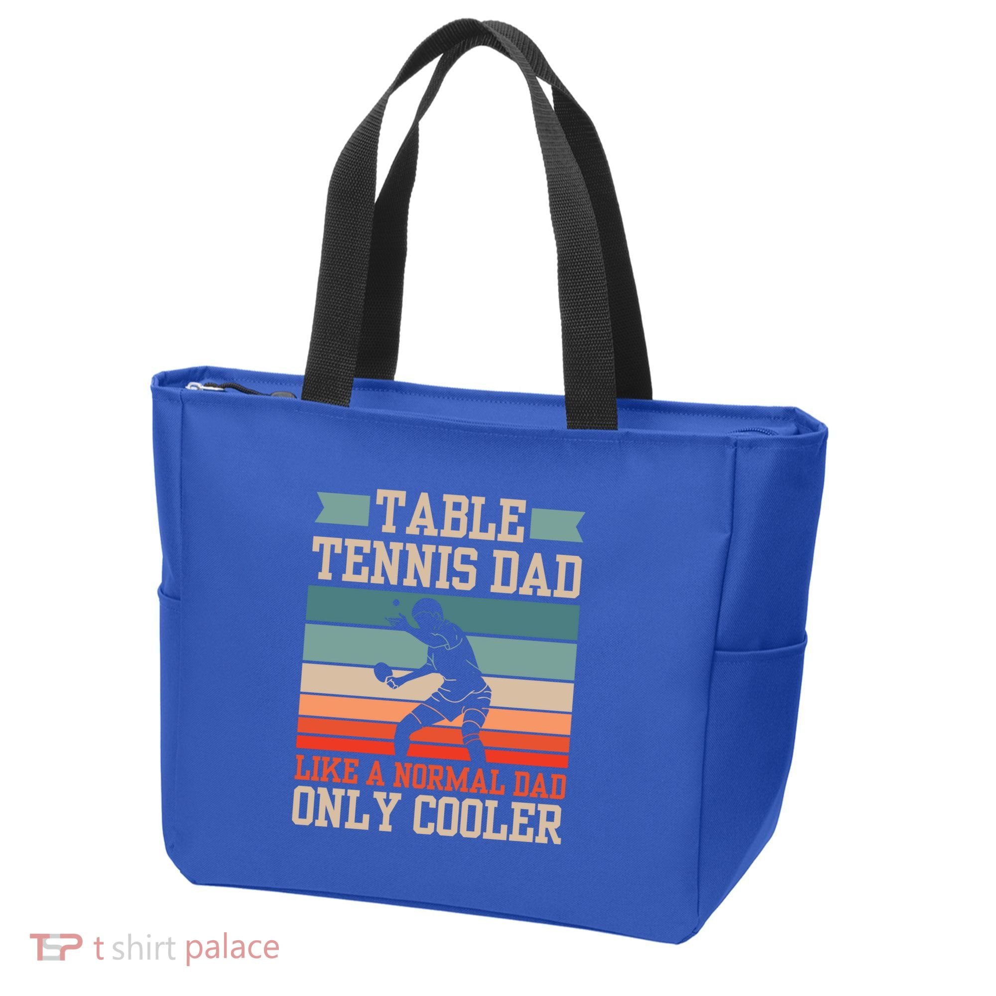 Table Tennis Dad Ping Pong Player Papa Fathers Day Funny Gift Tote Bag