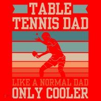 Table Tennis Dad Ping Pong Player Papa Fathers Day Funny Gift Santa Hat thumb 1