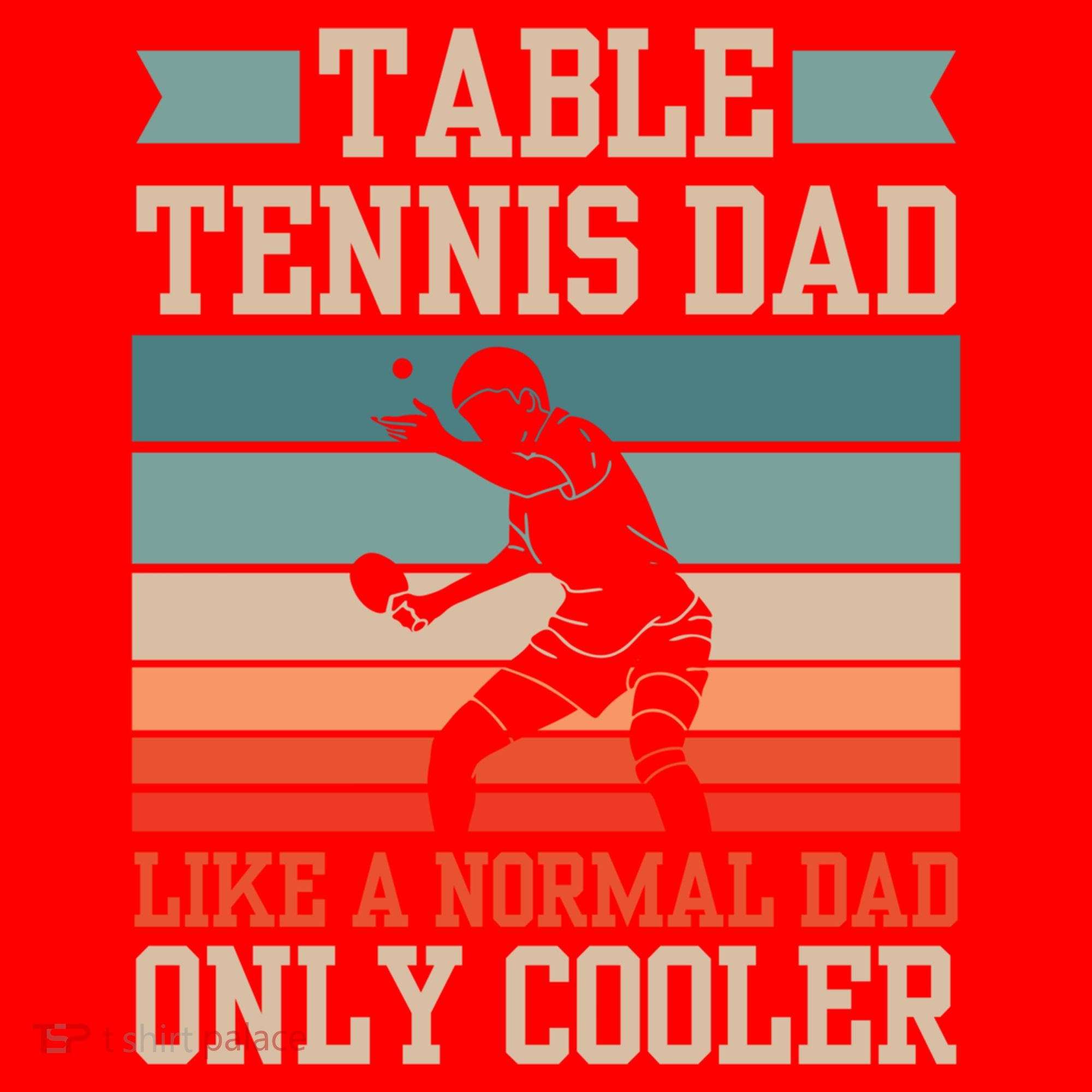Table Tennis Dad Ping Pong Player Papa Fathers Day Funny Gift Santa Hat
