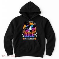 Throw The Dice Witches Bunco Happy Halloween Party Costume Hoodie thumb 0