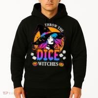 Throw The Dice Witches Bunco Happy Halloween Party Costume Hoodie thumb 2