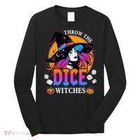 Throw The Dice Witches Bunco Happy Halloween Party Costume Long Sleeve Shirt thumb 0