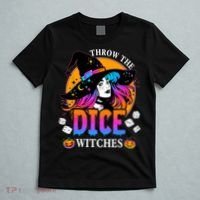 Throw The Dice Witches Bunco Happy Halloween Party Costume T-Shirt thumb 5
