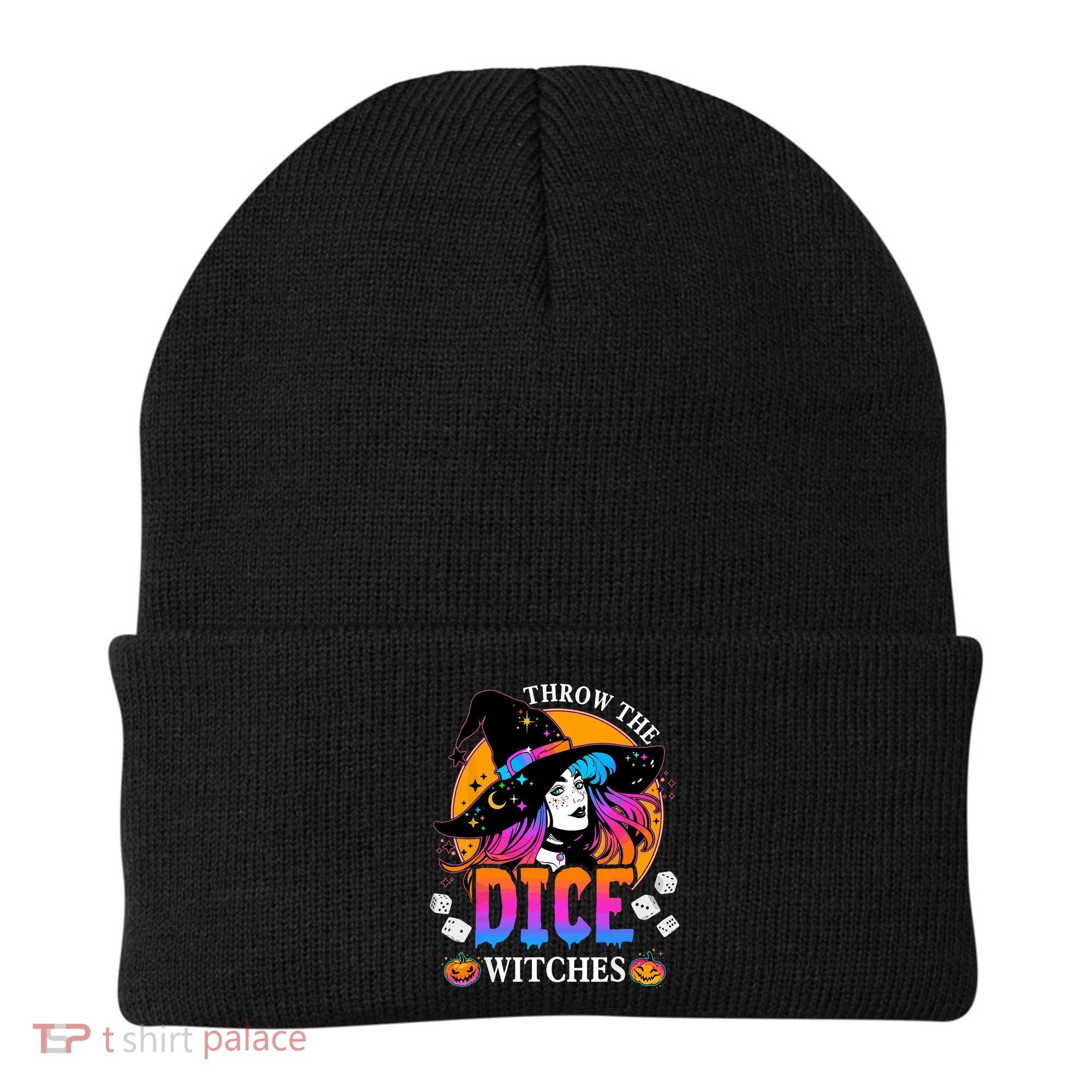 Throw The Dice Witches Bunco Happy Halloween Party Costume Beanie
