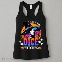 Throw The Dice Witches Bunco Happy Halloween Party Costume Women's Tank Top thumb 3