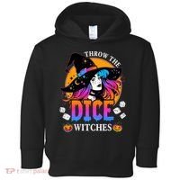 Throw The Dice Witches Bunco Happy Halloween Party Costume Toddler Hoodie thumb 0