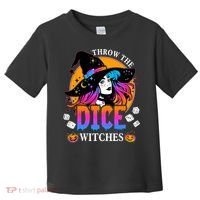 Throw The Dice Witches Bunco Happy Halloween Party Costume Toddler T-Shirt thumb 0