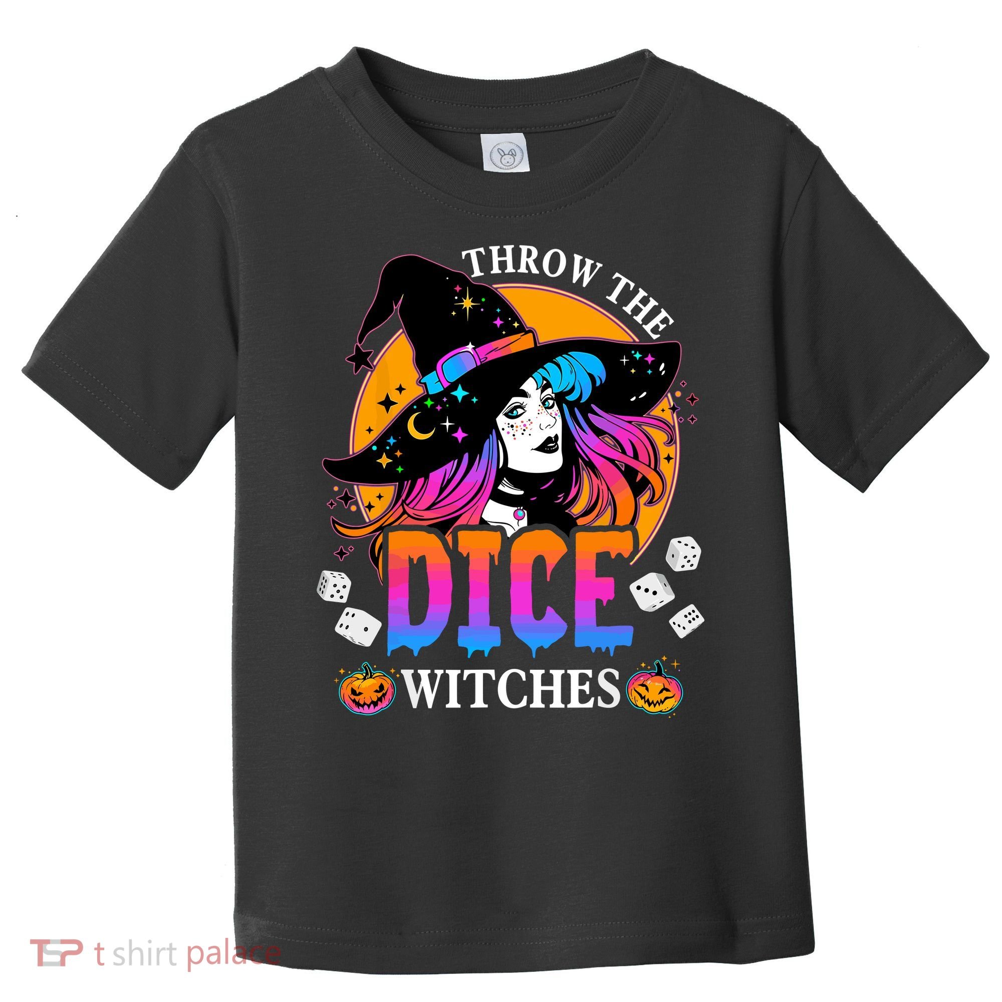 Throw The Dice Witches Bunco Happy Halloween Party Costume Toddler T-Shirt