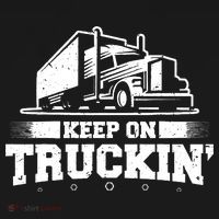 Trucker Truck Driver Keep On Truckin 18 Wheeler Women's Hoodie thumb 2