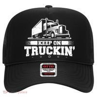Trucker Truck Driver Keep On Truckin 18 Wheeler Hat thumb 0