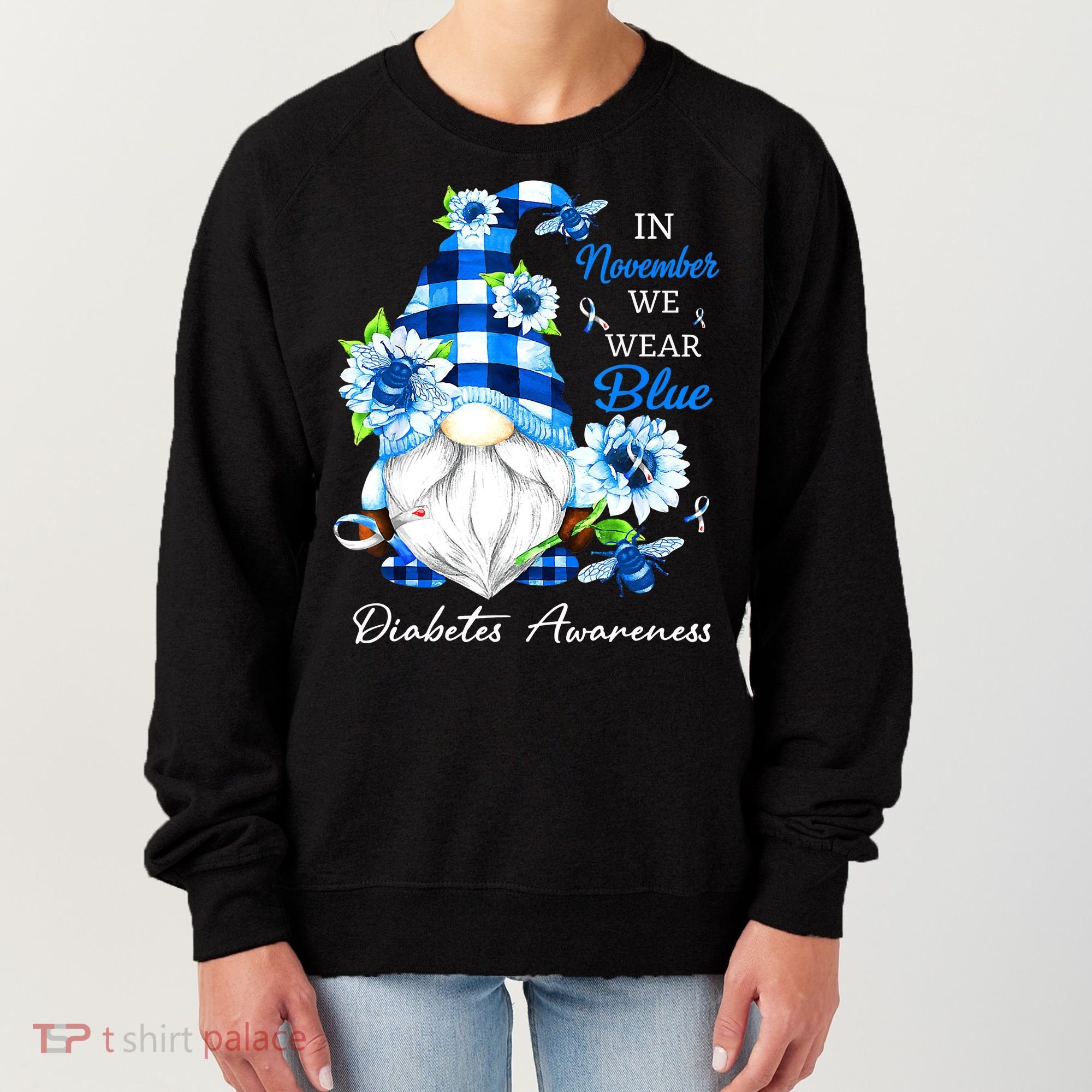 T1D T2D Diabetic Diabetes Awareness Women's Sweatshirt