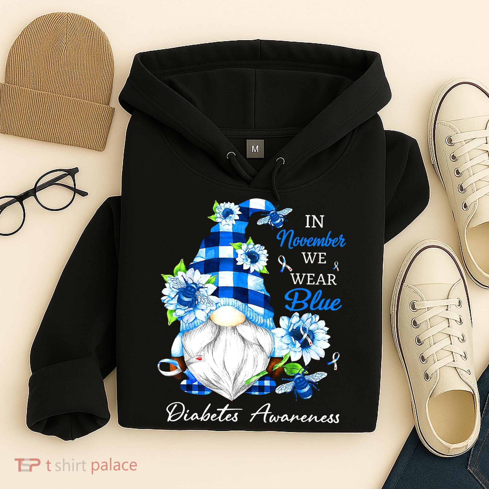 T1D T2D Diabetic Diabetes Awareness Hoodie