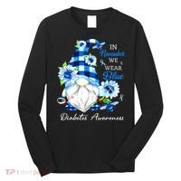 T1D T2D Diabetic Diabetes Awareness Long Sleeve Shirt thumb 0