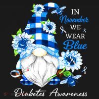 T1D T2D Diabetic Diabetes Awareness Long Sleeve Shirt thumb 2