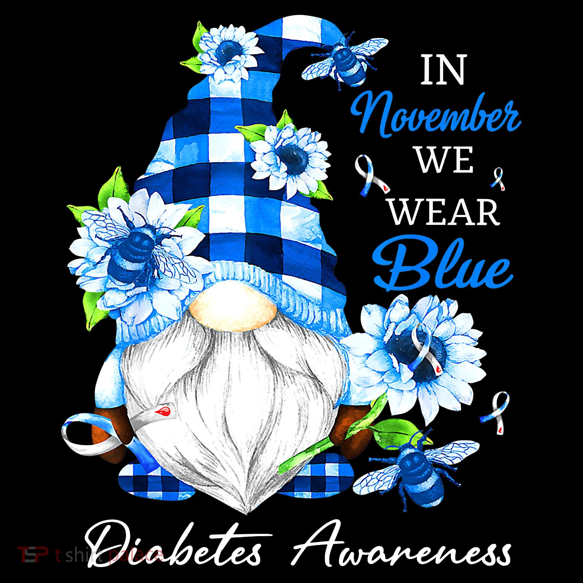 T1D T2D Diabetic Diabetes Awareness Long Sleeve Shirt